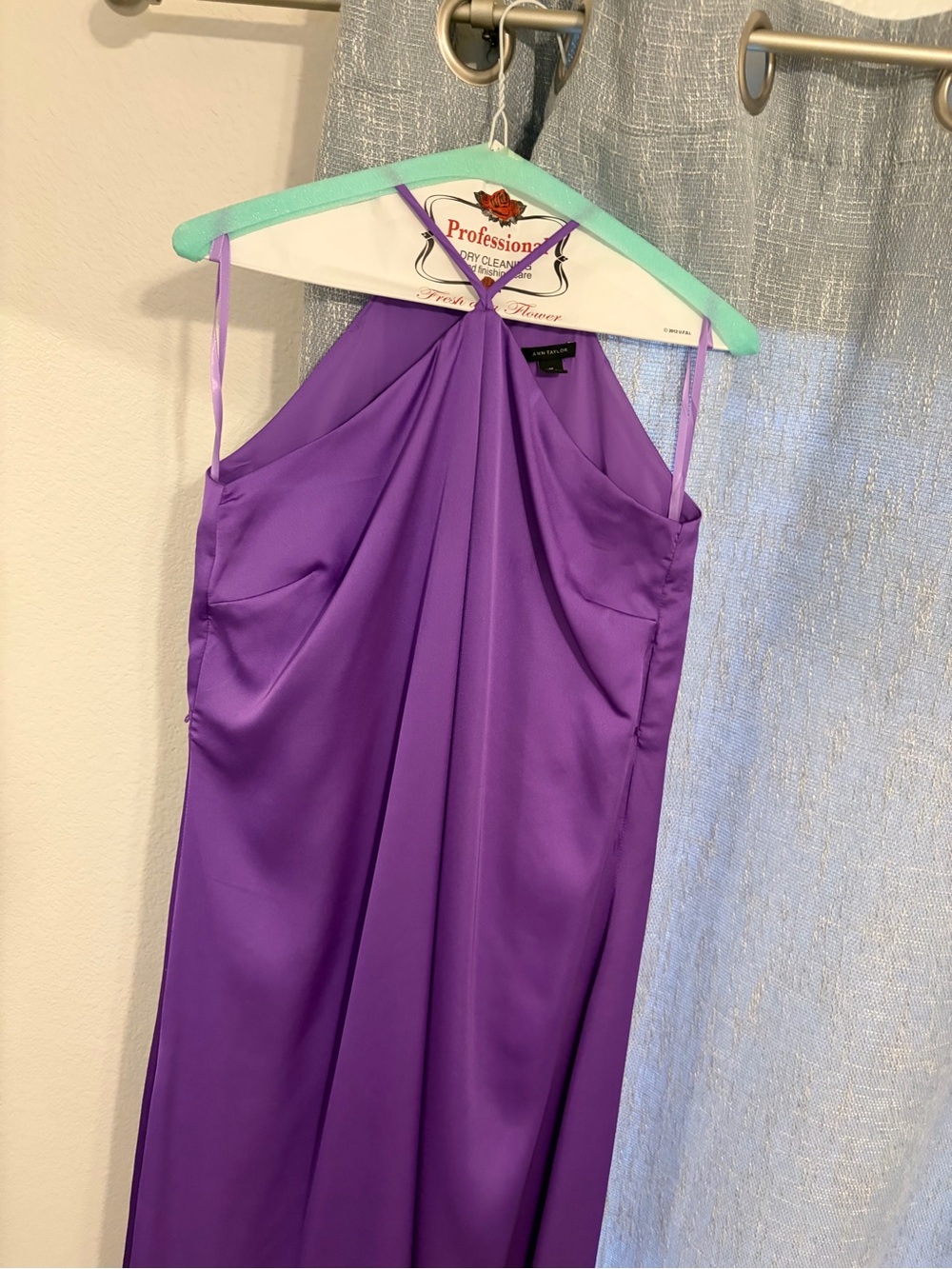 Purple Halter Maxi Dress - Women